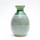 8.6cm Green Rim Ceramic Tokkuri Sake Bottle  330ml