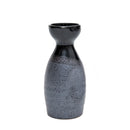 6cm Half Tenmoku Porcelain Tokkuri Sake Bottle  140ml