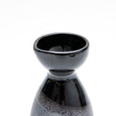 6cm Half Tenmoku Porcelain Tokkuri Sake Bottle  140ml