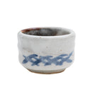 6cm Sabi Hankake Shino Tasuki Ceramic Sake Cup  L 
