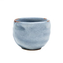 Sake Cup (Ceramic/Nezumi Shino/Round/4.2cm/&