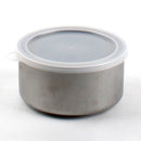 12cm Stainless Steel Food Container with Lid Individual Package