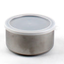 12cm Stainless Steel Food Container with Lid Individual Package