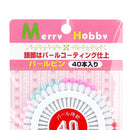 Sewing Pins (Pearl Shape/8xCol/4cm (40pcs))