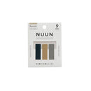 Kanmido Fusen Noon Mark Fabric Texture Sticky Notes - Navy,Beige,Grey