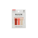 Kanmido Fusen Noon Mark Fabric Texture Sticky Notes - Red,Pink,Beige