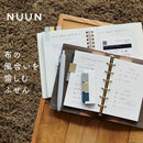 Kanmido Fusen Noon Mark Fabric Texture Sticky Notes - Red,Pink,Beige