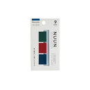 Kanmido Fusen Noon Mark Fabric Texture Sticky Notes - Green,Red,Blue
