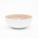 Bowl (Pottery/Microwave & Dishwasher Safe/Momoyama Peony/4.2cm/dia.10.5cm/SMCol(s): Red)