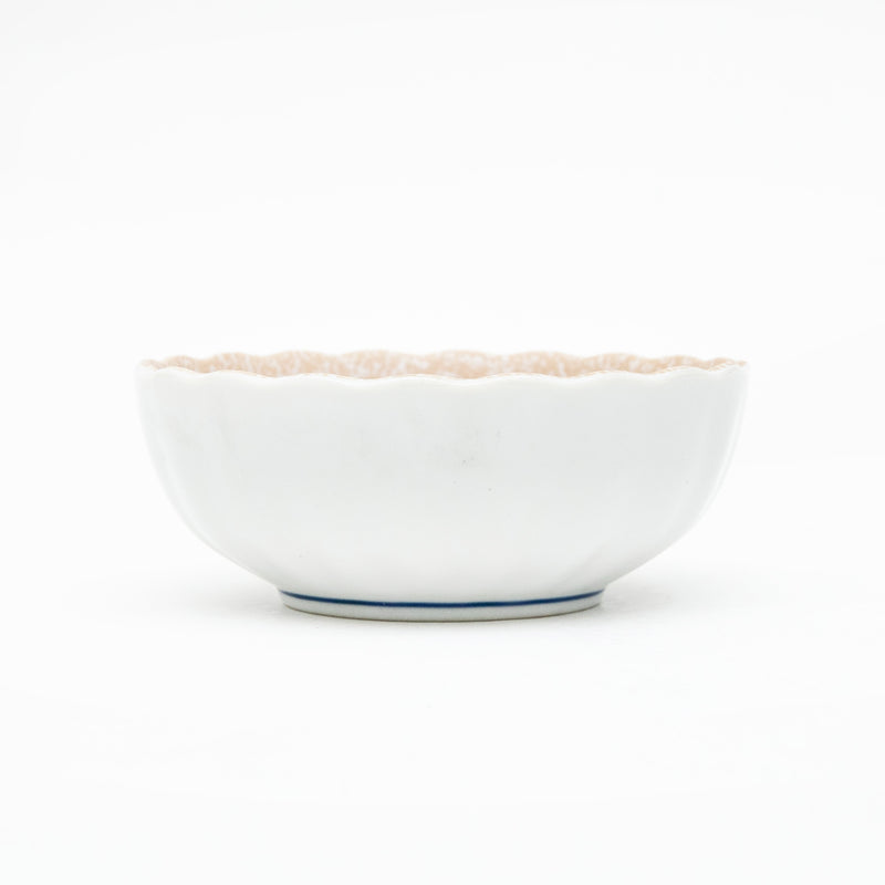 Bowl (Pottery/Microwave & Dishwasher Safe/Momoyama Peony/4.2cm/dia.10.5cm/SMCol(s): Red)