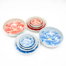 Bowl (Pottery/Microwave & Dishwasher Safe/Momoyama Peony/5cm/dia.14cm/SMCol(s): Red)