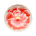 Deep Plate (Pottery/Microwave & Dishwasher Safe/Momoyama Peony/5.2cm/dia.20.7cm/SMCol(s): Red)