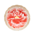 Shallow Bowl (Pottery/Microwave & Dishwasher Safe/Momoyama Peony/4.8cm/dia.16.8cm/SMCol(s): Red)