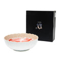 Bowl (Pottery/Microwave & Dishwasher Safe/Momoyama Peony/L/7.4cm/dia.20.6cm/SMCol(s): Red)