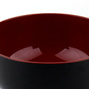 16.8cm Black and Red Lacquer Bowl Individual Package