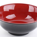 18.7cm Black & Red Ramen Lacquer Bowl Individual Package