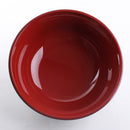18.7cm Black & Red Ramen Lacquer Bowl Individual Package