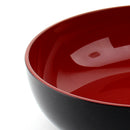 19.0cm Black & Red Round Lacquer Bowl Individual Package