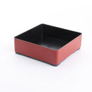 Japanese Black & Red Sakura Lacquer Bento Box with Lid 13.5cm