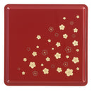 Black & Red Sakura Lacquer Bento Box with Lid 13.5cm