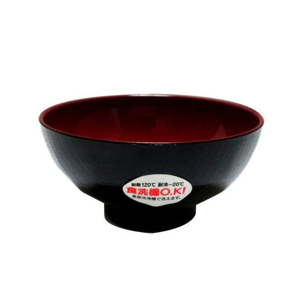 11.5cm Black & Red Lacquer Bowl