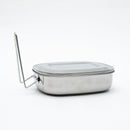 Mess Tin (Stainless Steel/Foldable Handle/For Outdoor/600 mL/16.5x12.6x5cm/SMCol(s): Silver)