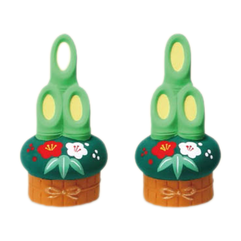 Kadomatsu Ceramic New Year Ornaments
