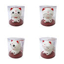Solar-Powered Swinging Cat Ornament 9.5cm d.9.8cm