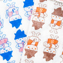 Tenugui Cotton Towel – Cats in Sauna