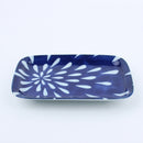 Rectangular Ceramic Plate – Chrysanthemum Design