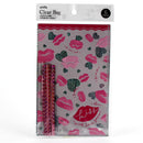 Amifa With Ties Translucent Lip Marks PP Gift Bags (6pcs)