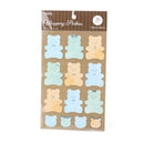 Amifa Stickers (Paper/Message/Bear/Shiny/Holographic/W13xH20cm (2 Sheets))