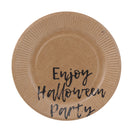 Kraft Paper Plates (18 cm, 12 Pack)