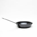Frying Pan (Clear Lacquer Coating/Iron/Acrylic Coating/Steel/Compatible With All Heat Sources/dia.24cm/SMCol(s): Black)