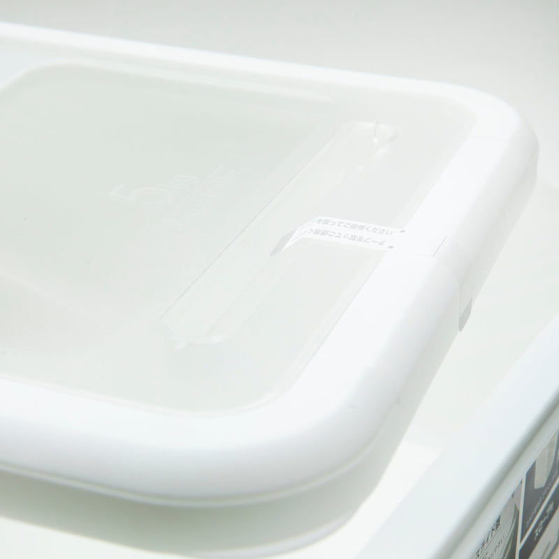 Rice Storage (PP/PS/Drawer/With 150g Measuring Cup/5kg/38x13x25.5cm)