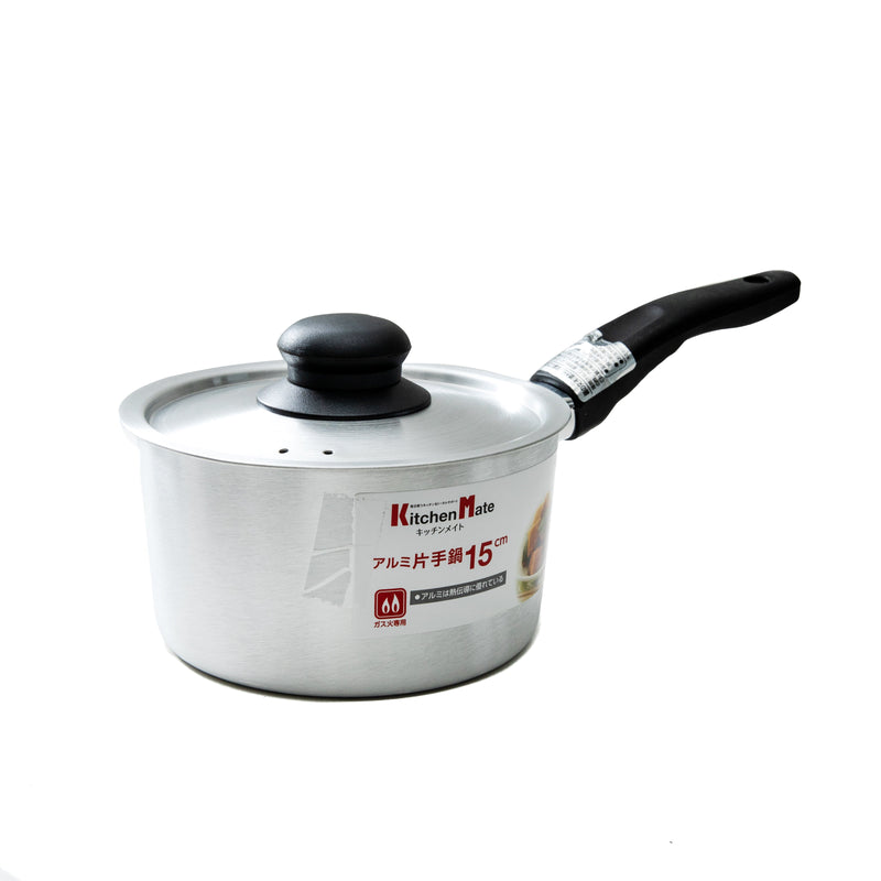 Pot (Aluminum/With Handle/Pot: ¯15cm, 1.9L/30.5x16.5x12cm/SMCol(s): Silver,Black)
