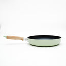 Frying Pan (Non-Stick/Fluorine Coating/Compatible with Induction & Gas Cooktops/28cm/48x28x10cm/SMCol(s): Green)