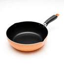 22cm Non-Stick Flouroine Coating Frying Pan - Orange