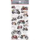 Kamio Otonano-Zukan Gold Leaf Honda On-Road Motorcycles Sticker