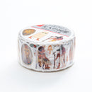Masking Tape (Die-Cut/Ancient/2cm x 5m/Kamio Japan/Otonano-Zukan/SMCol(s): Multicolour)
