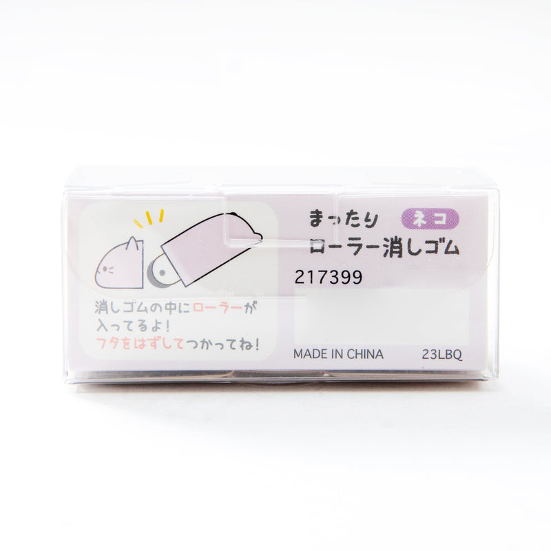 Eraser (With Roller for Cleaning/Cat/6x3.2x2cm/Kamio Japan/SMCol(s): Pink)
