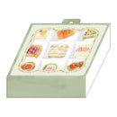 Sticker Flakes (With 9-Compartment Case/Lunch Time/Case: H2.2xW8.9xD8.9cm, Sticker: Max 3x3cm/36pcs/Kamio Japan/PETIT BOITE/SMCol(s): Green)