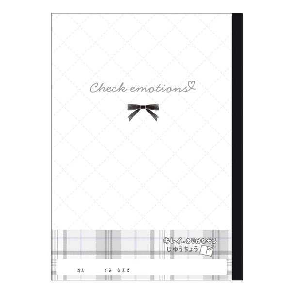 Blank Notebook (Easy-Tear Off/Bow/0.4x17.9x25.2cm (28 Pages)/Kamio Japan/SMCol(s): White)