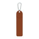 Pencil Case (With Carabiner/Holds 1-2 Pens/1x4x17cm/Kamio Japan/1 PENCASE/SMCol(s): Leather Brown)