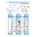 Pencil Caps (Mochimochi Panda/4.7cm/Ø1cm (5pcs)/Kamio Japan/SMCol(s): Blue)