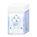 Eraser (Long-Tailed Tit Float/1.4x2.5x4.8cm/Kamio Japan/SMCol(s): Blue)