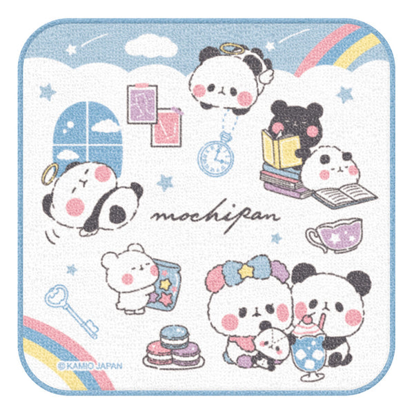 Towel (Mini/Mochimochi Panda/20x20cm/Kamio Japan/SMCol(s): Multicolour)