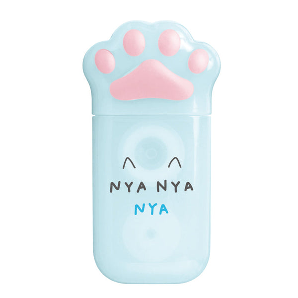 Glue Tape (Cat Paw/"NYA NYA NYA"/5mmx5m/1.5x6x11cm/Kamio Japan/SMCol(s): Blue)
