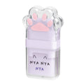 Eraser (With Roller for Cleaning/Cat Paw/"NYA NYA NYA"/1x9x13.5cm/Kamio Japan/SMCol(s): Purple)