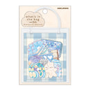 Kamio What'S In The Bag 8 Designs With Pvc Pouch School Sticker Flakes  32 pcs